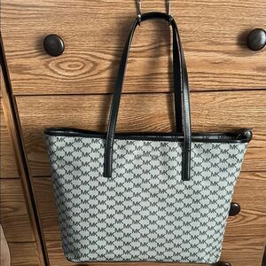 Michael Kors Black and Gray Large Tote